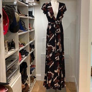 Multicolor Wrap Maxi Dress!